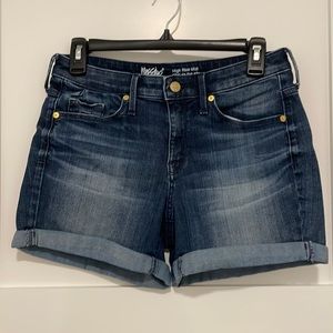 Mossimo High Rise MIDI jean shorts
